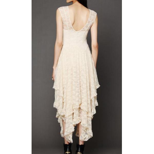 Oem Apparel Manufacturers Women'S Sleeveless Lace Floral Elegant Cocktail Dress Crew Neck Long Dress