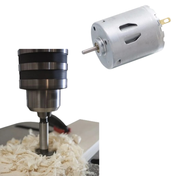 360 1000Rpm 24V Pequeño motor eléctrico cepillos de carbono para herramientas eléctricas