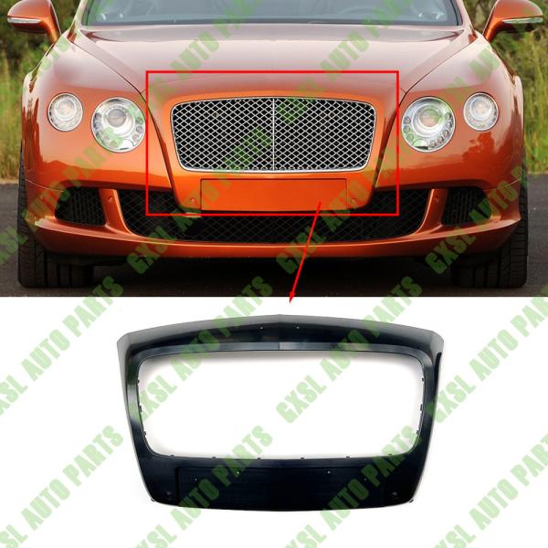 Radiator Grille Cover With License Plate Bracket Cover Grille Outer Frame For