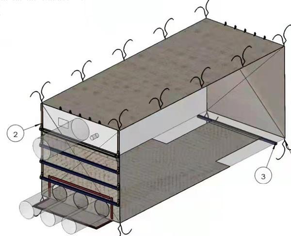 22 Tons 40FT Sea Bulk Liner Moistureproof Flexi Bags For Containers