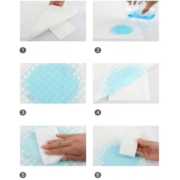 Hygiene Embossing Diamond White Blue Adult Nursing Pad