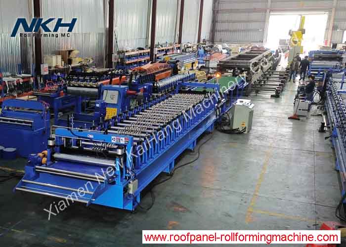 High Speed Roof Panel Roll Forming Machine with Stacker Roof making machine