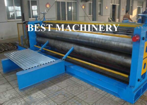 0.15mm Steel Horizontal Roofing Corrugated Sheet Roll Forming Machine Hydraulic Type