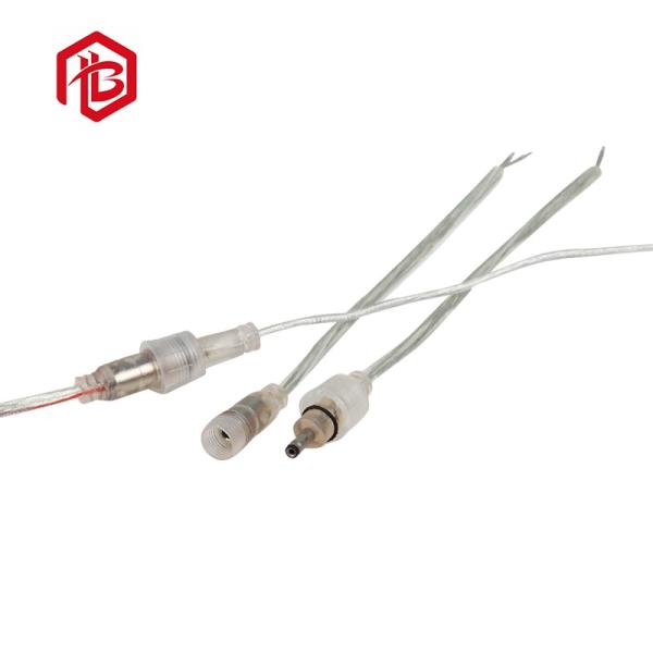 Connecteurs de panneau mâle DC5521 DC35135 étanches IP68 personnalisés, câble d'alimentation CC avec cache-poussière, montage sur panneau