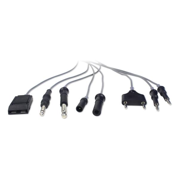 Electrosurgical Monopolar Reusable Forceps Bipolar Cable Withstand 5000v RoHS