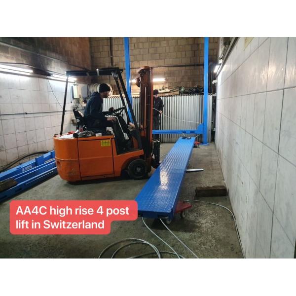 Максимум подъема 4M автостоянки лифта автомобиля подъема корабля автомобиля подъема автомобиля столба подъема 4 AA4C высокий с полной платформой