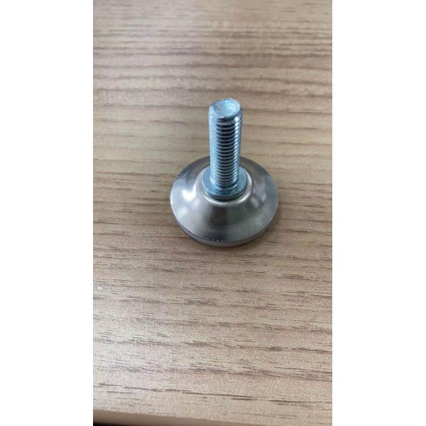 Table Stainless Steel Furniture Replacement Legs Adjustable M10X25mm ISO 9001