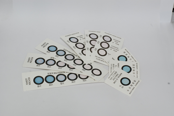 High Accurately Humidity Indicator Card , Electronic RH5% Humidity Absorbing Products