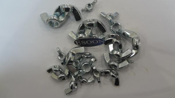 M4-0.7 DIN315 Wing nut with rounded wings Grade 4.8 Zinc Plating,Carbon Steel
