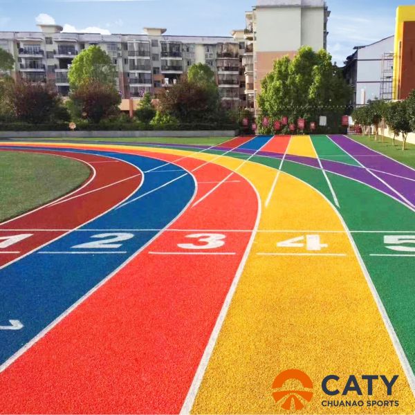Anti UV Athletic Running Track Playground Materials Wear Resistant EPDM Rubber Granules