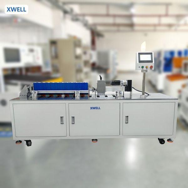XW-PC12 Prismatic Battery Module Compress Machine 500kg Pressure 1200mm Stroke PLC Servo Control
