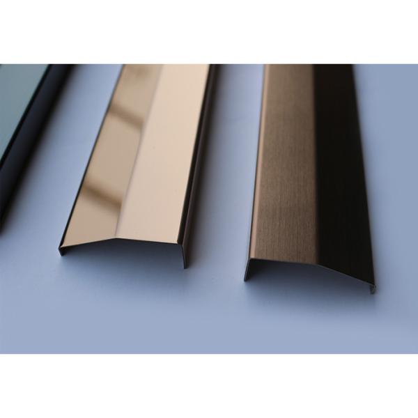 SS 201 304 grade stainless steel square edge trim for stair edge and corner protector