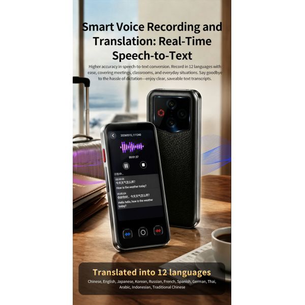 Intelligent Portable Simultaneous Translation 139 Languages Bilingual Translator