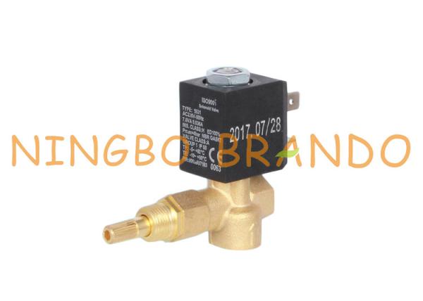 Válvula de solenoide de bronze do NC de 2 maneiras para o tipo 230VAC 220VAC 24VDC de Ceme da máquina 5515 do café