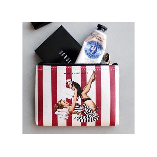 Cartoon Travel Toiletry Bag / PU Leather Ladies Clutch Bag Silk Printed