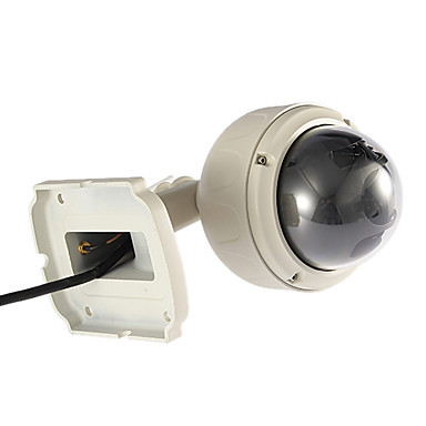 Plug and Play HD PTZ IP Dome Camera with Night Vision and 3x zoom function