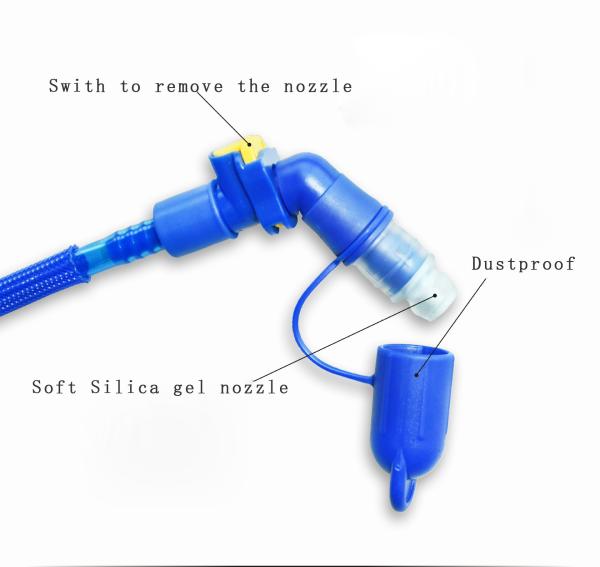 Sports Hydration Water Bladder With Dustproof Nozzle, 3l Water Bladder Tpu Material