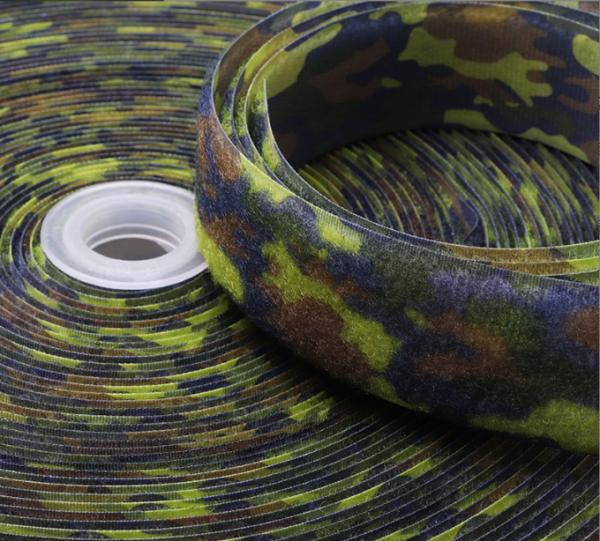 Outdoor Camouflage Hook And Loop Tape UV resistance high temperature tolerance