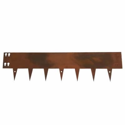 1.6mm Corten Steel Edging 300mm SGS 8 Inch Garden Metal Ornaments