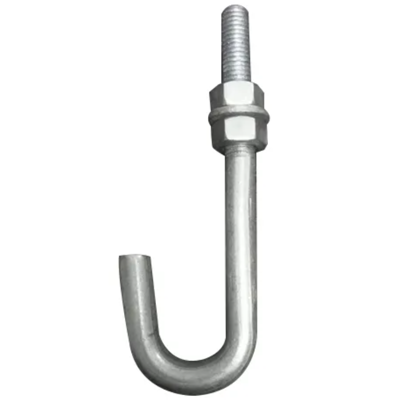 Standard threaded J-bolt anchor bolts for automotive parts HGD anchor bolts Foundation boltte