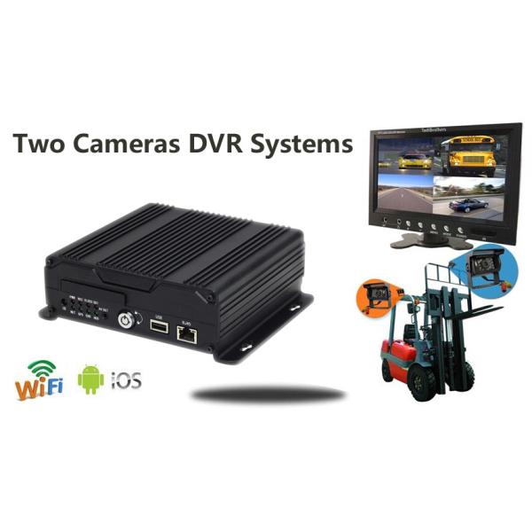 6Ch 720P SD Card Mobile DVR with 12V Car CCTV DVR System , surpoort multi view