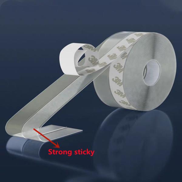 25mm Self Adhesive Door Sweep Draft Stopper Silicone Rubber Door Seal Anti Collision
