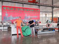 5.4m/min ligne d'extrusion de tuyaux ondulés machine de fabrication automatique de tuyaux de tuyau d'alimentation