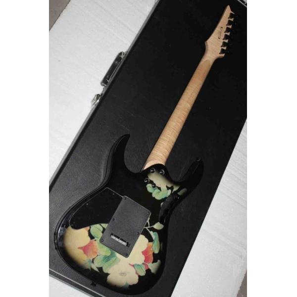 Custom Shop Flower Ibanezs style Electric Guitar free shipping