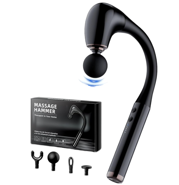 Wireless Electric Massage Hammer Deep Tissue Muscle Relaxer Deep muscle relaxation effectively relieves muscle tension and soreness freeing you from the constraints of power cords and providing greate