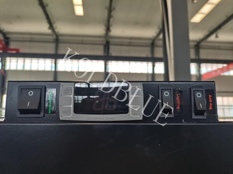 1875mm High Multideck Display Chiller With Glass Doors for Supermarket