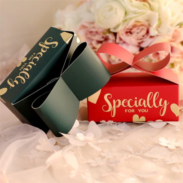 Luxury Chocolate Packaging Box , Rigid Valentine Candy Gift Box