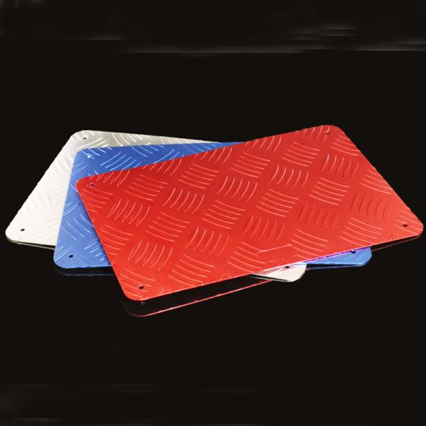 Aluminum Anti Slip Board Metal Heel Plates For Racing & Daily Drive 360x250mm