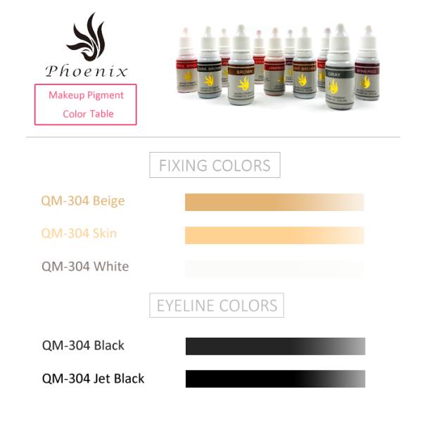 15ml / Bottle Micro Pigment Color Ink For Semi Permanent Tattoo