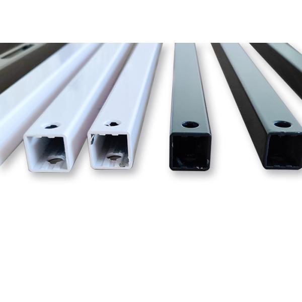 Rust Resistant Aluminium Profile Tube , Rectangular Aluminium Extrusion
