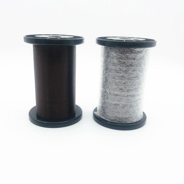 fio liso escuro do ímã Calibre de diâmetro de fios do revestimento 42 de 0.063mm Brown