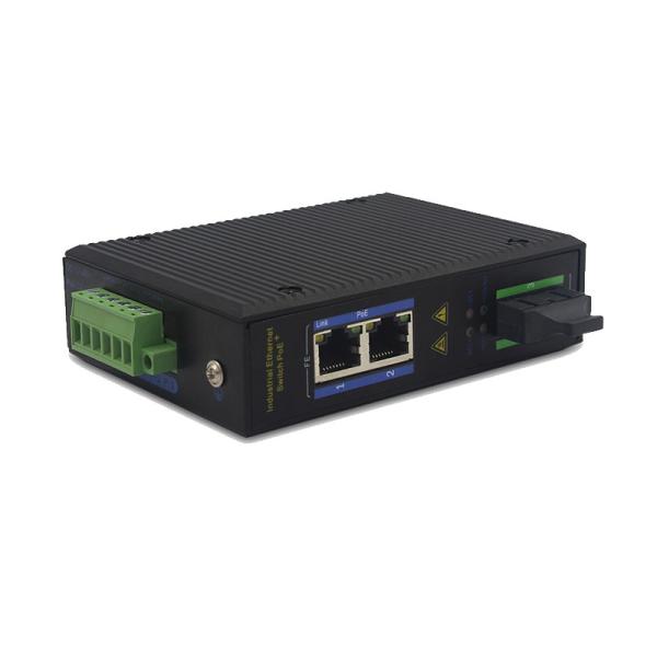 1550nm Industrial Gigabit Ethernet Switch , STP Din Rail Switch Ethernet