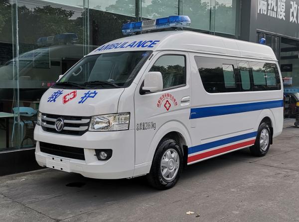 Futian Emergency Medical Services Ambulance 7 Seat Rear Drive 4×2
