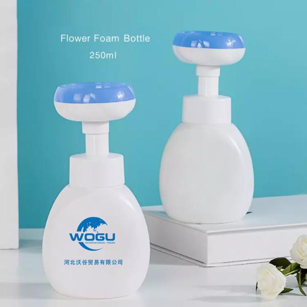 Safety Odorless Flower Stamp Hand Soap Dispenser Pump 200ml PETG
