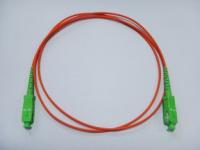 SM SX 3.0mm, corde de correction optique de fibre de perte de rendement élevé pour CATV, métro, LAN de Sc de câble orange