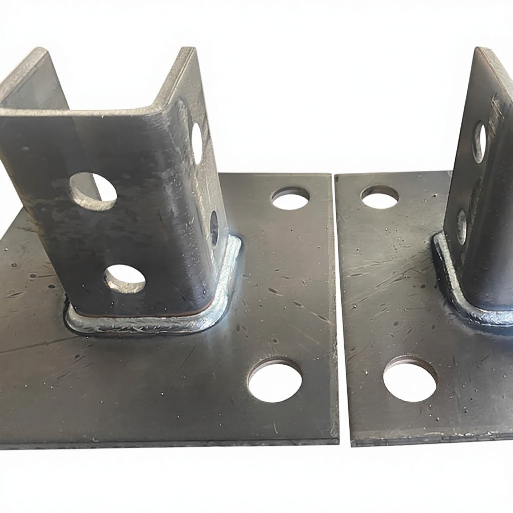 Manufacturer Carbon Steel Strut Fitting Post Base Brackets