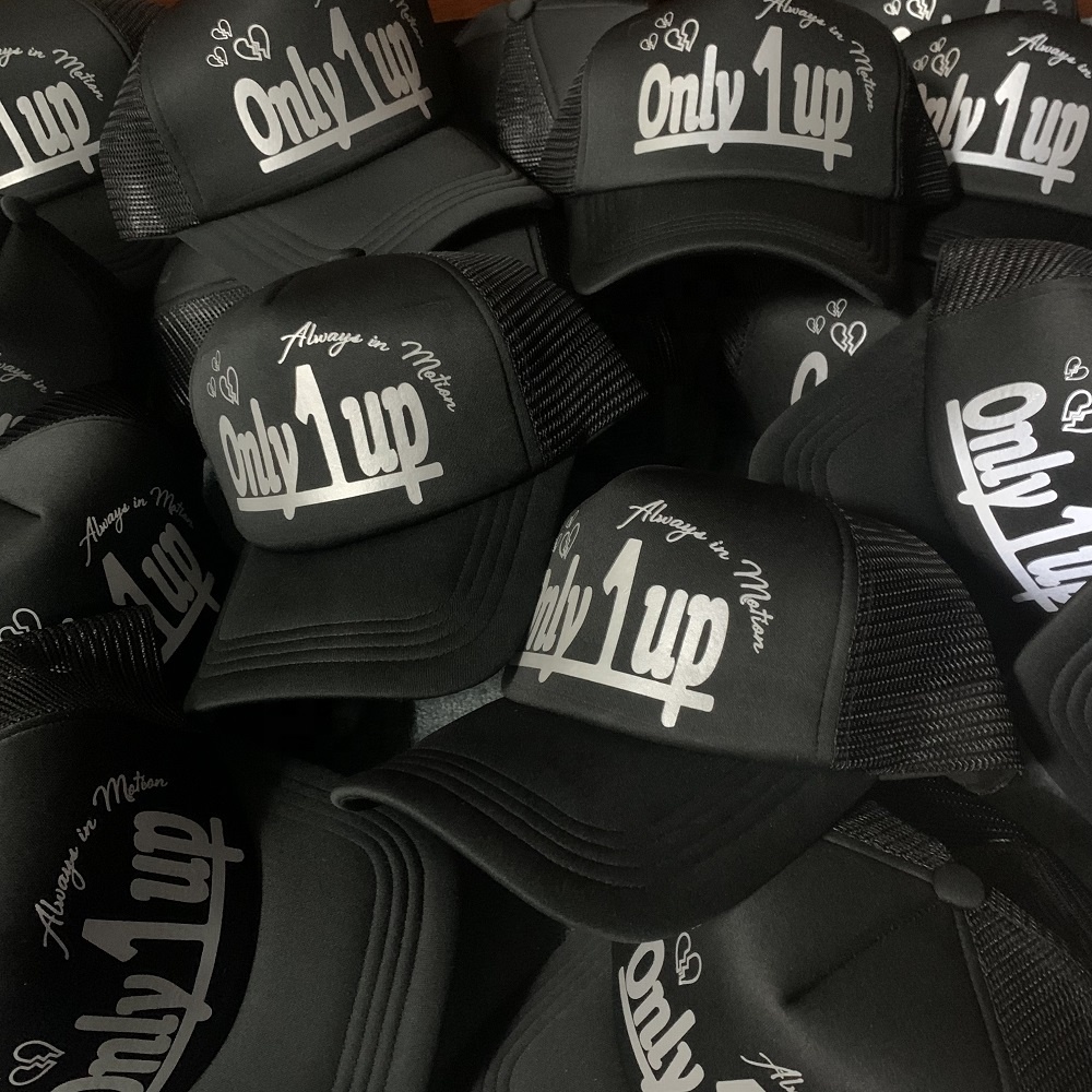 Custom 3M Reflective Trucker Hat Luminous Logo Sublimation Transfer Printing