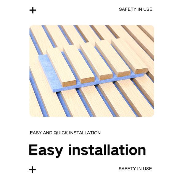 Панель внутренней стены 2400*600*22mm предкрылков MDF деревянная акустическая