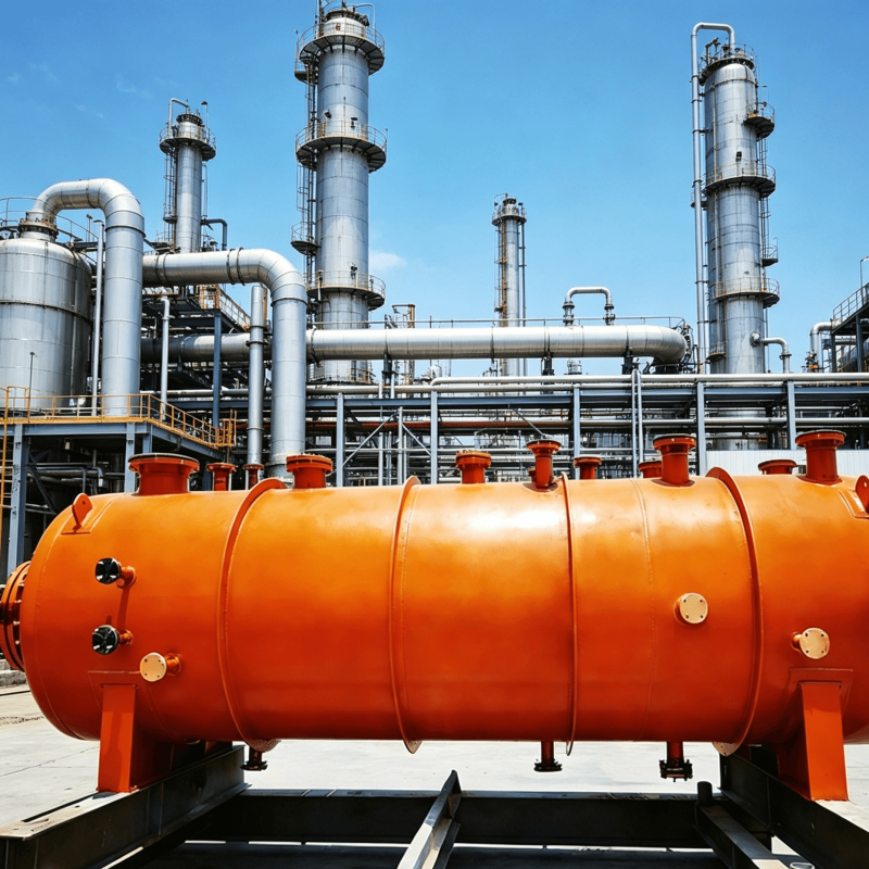 Stainless Steel Gas Absorber Tower with Customized Size and 0.1-10 Mpa Design Pressure for High Efficiency Gas Purification