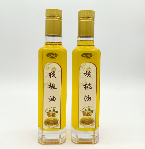 Customied Bottle color 200ml Clear Glass Olive Oil Bottle for Kitchen Supplies