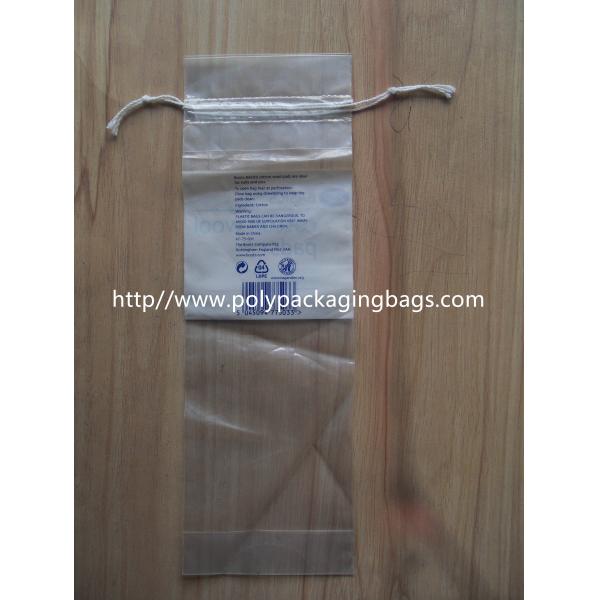 LDPE освобождает полиэтиленовые пакеты с Drawstring для пробирки хлопка/q - подсказок