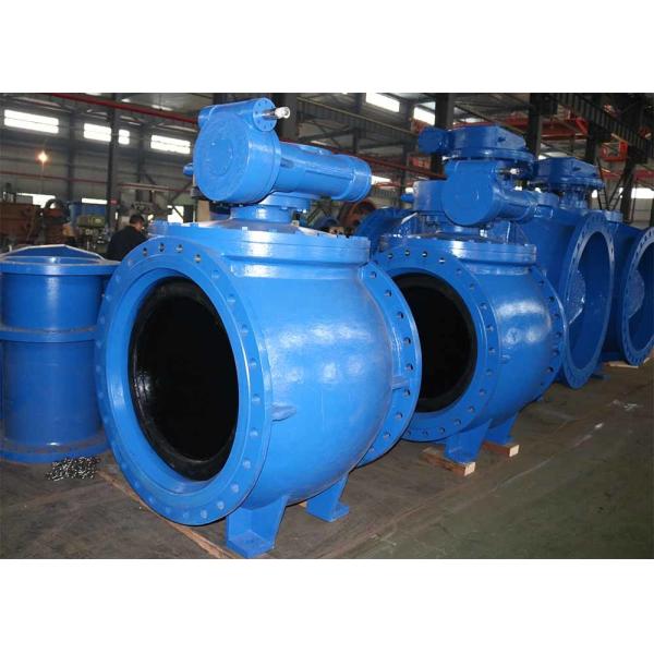 AWWA DN1000 Customized Color Eccentric Ball Valve , Anti Pollution Ductile Iron