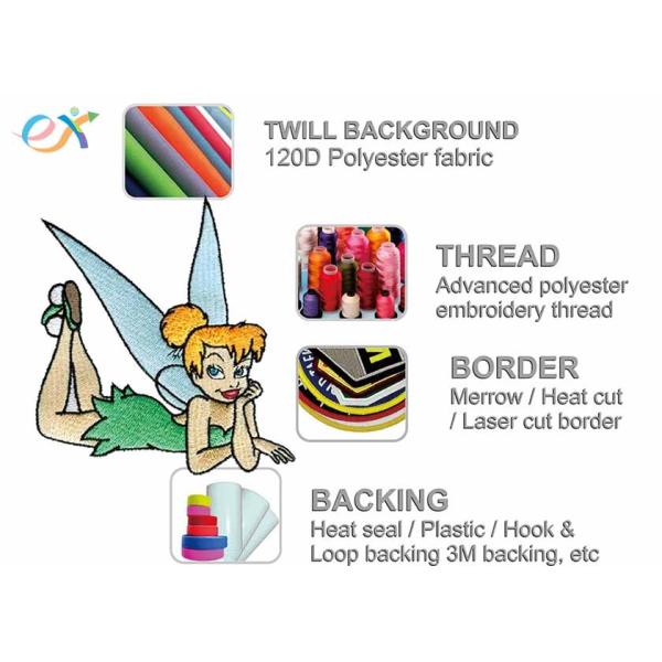 Clothes Accessories Sports Iron On Embroidered Patches , Football Iron On Patch