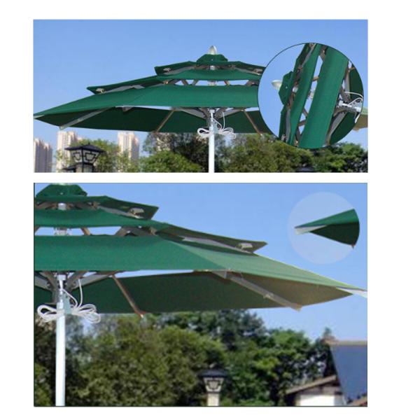 Greece Tommy Bahama Windproof Beach Umbrella , Wind Resistant Patio Umbrella