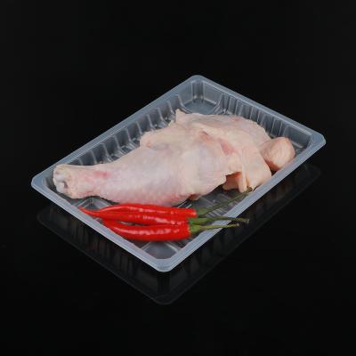 Alimento congelado retângulo Tray Packaging Customized Logo