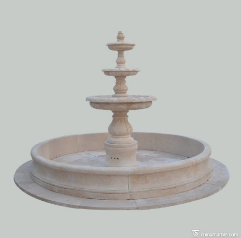 Stone pool marble water fountains outdoor garden decoration